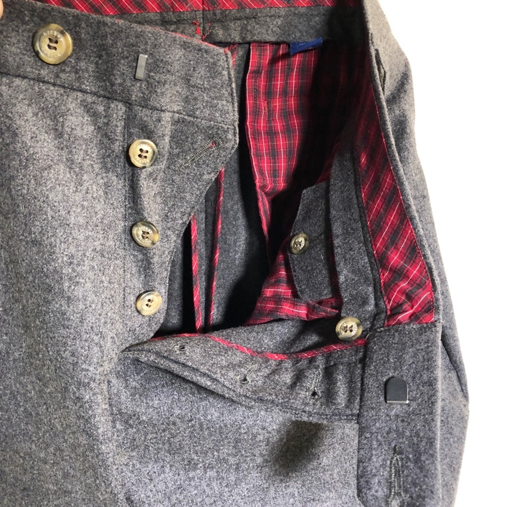 Hickey by Hickey Freeman Wool Flannel Pant Size 32